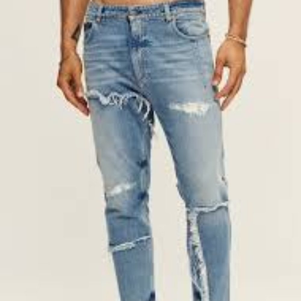 NWT: SER.O.YA NATE SKINNY JEAN Size 34  Unisex
